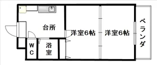 ロイヤルアネックス連坊【7階】の間取り