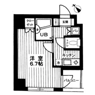 シンシア代田橋【3階】の間取り