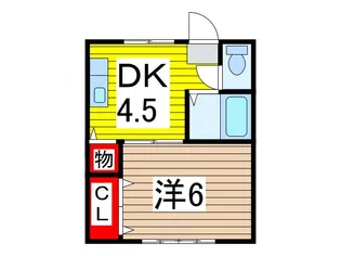 南マンション【3階】の間取り