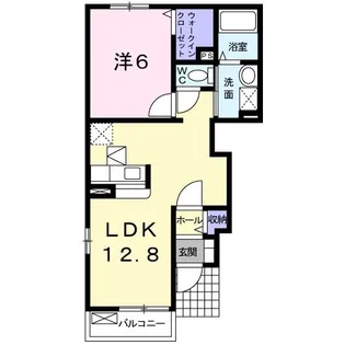 メゾンセレーノ【1階】の間取り