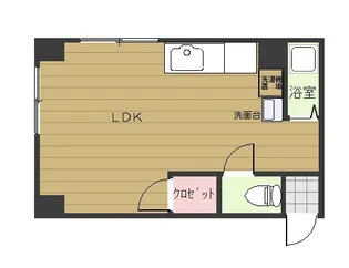 ユーコービル【4階】の間取り