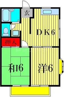 サマックスMY A棟【1階】の間取り