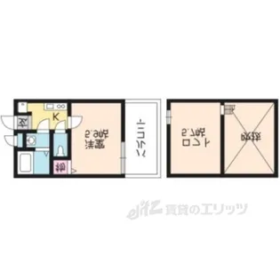 ロフティ四条大宮【1階】の間取り