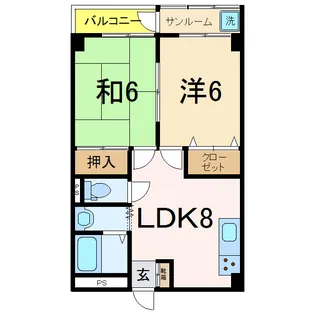 プレステージ 1【2階】の間取り
