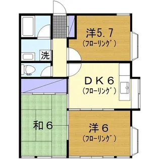 グリーンヒルDSL A棟【1階】の間取り