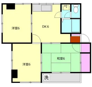 レジデンス香川II【2階】の間取り