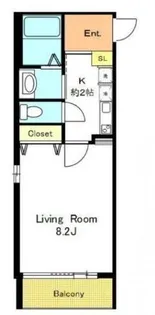リヴェール木場【3階】の間取り