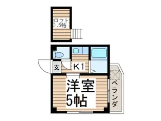 グリーンコーポ【4階】の間取り