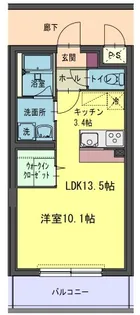コルトーナ弐番館【2階】の間取り