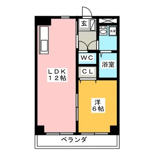 エステート光栄町【2階】の間取り