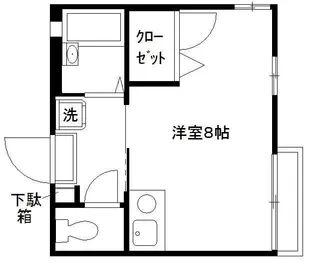 フレグランスE・F【2階】の間取り