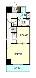 La Clarte【4階】の間取り