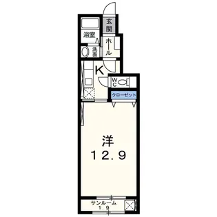 グランデ・B棟【1階】の間取り