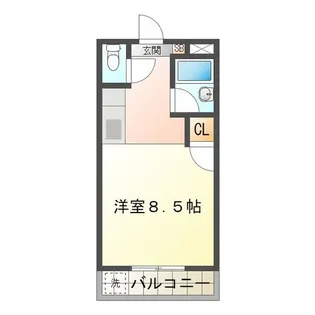 ハートピアツインズWEST【2階】の間取り