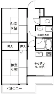 ラ・ボン・ファミイユ【4階】の間取り