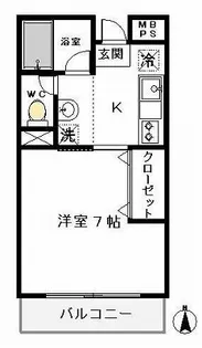 ジュネス向ヶ丘【1階】の間取り