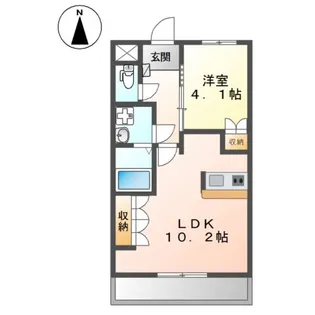 パイン・フィールド【3階】の間取り