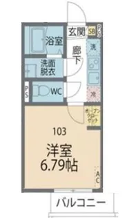 カインドネス本厚木ガーデンI【2階】の間取り