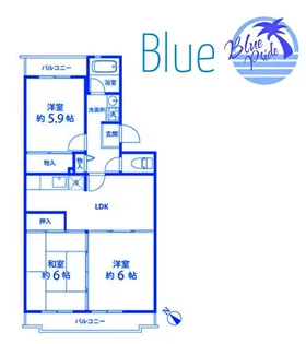鎌倉グリーンヒルズ【4階】の間取り