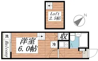 ゼフィランサス新柏【2階】の間取り