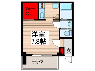 ディユ・ヴァレー高砂【1階】の間取り