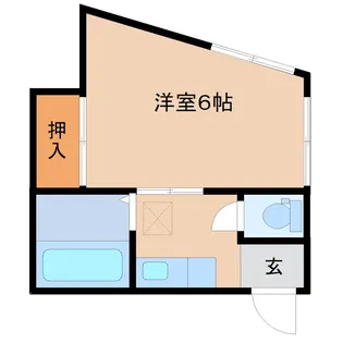 南川荘【2階】の間取り