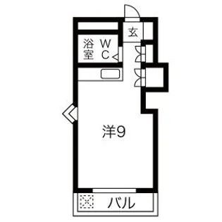 クローバーガーデンC【3階】の間取り