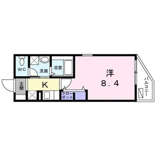 グレイン 町屋【2階】の間取り