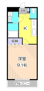 ペティハウス壱番館【3階】の間取り