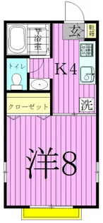 キャトルセゾン【2階】の間取り