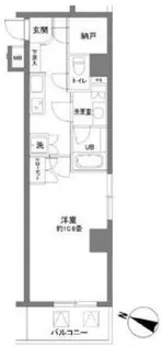 カスタリア大塚II【4階】の間取り