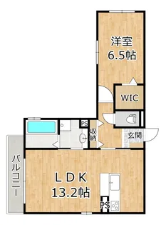 Alcione壱番館【2階】の間取り