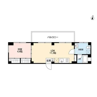 砧4丁目プロジェクト【5階】の間取り