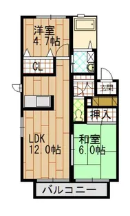セフィラ福田町 六番館の間取り