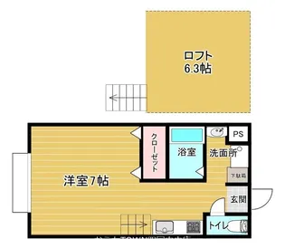 アトリエ【1階】の間取り