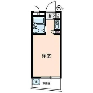 スカイコート池袋【1階】の間取り