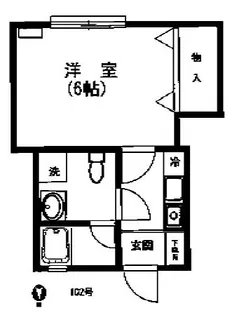 チェリーコート-上祖師谷6丁目-【1階】の間取り