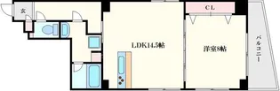 ゼウス内久宝寺【9階】の間取り