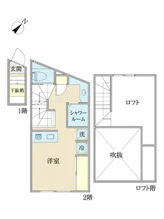 グランエッグス高円寺【2階】の間取り