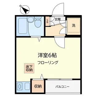 公園通りハウス【1階】の間取り