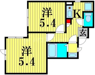 メゾーネ・アポロン【2階】の間取り