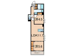 メゾンドトリニティE【3階】の間取り