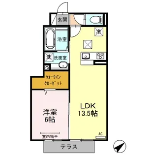 Accelerator【1階】の間取り