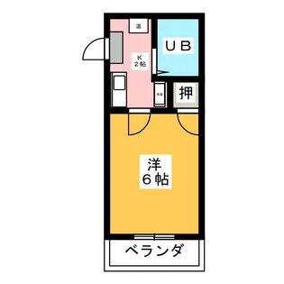 パレスRX伝馬町【4階】の間取り