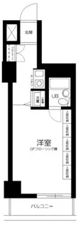 ライオンズマンション新富町第弐【6階】の間取り