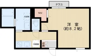 シャルマンメゾン千石【1階】の間取り