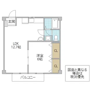 ニューシティ木村【2階】の間取り
