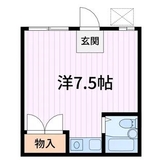 本田マンション 1号棟【1階】の間取り