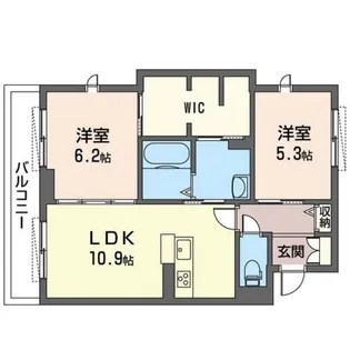 succeed【3階】の間取り