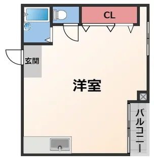 冨沢マンション【2階】の間取り